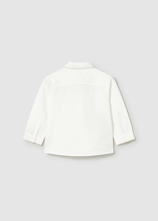 Camicia manica lunga con papillon neonato 