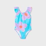 Costume volant stampato bambina 