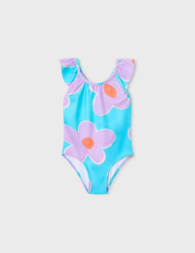 Costume volant stampato bambina 