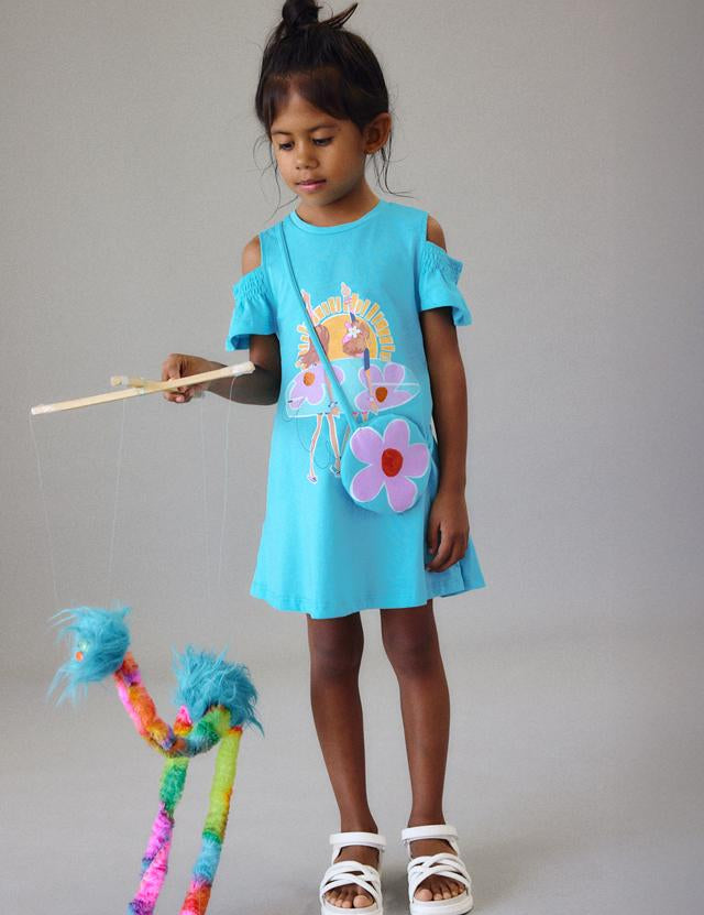 Vestito con borsa bambina 