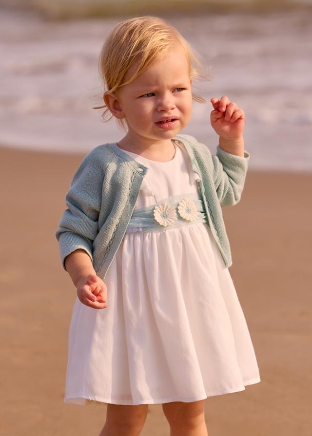 Vestito fascia tulle neonata 