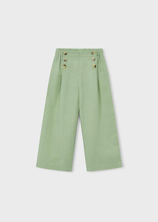 Pantalone fluido fondo ampio bambina 