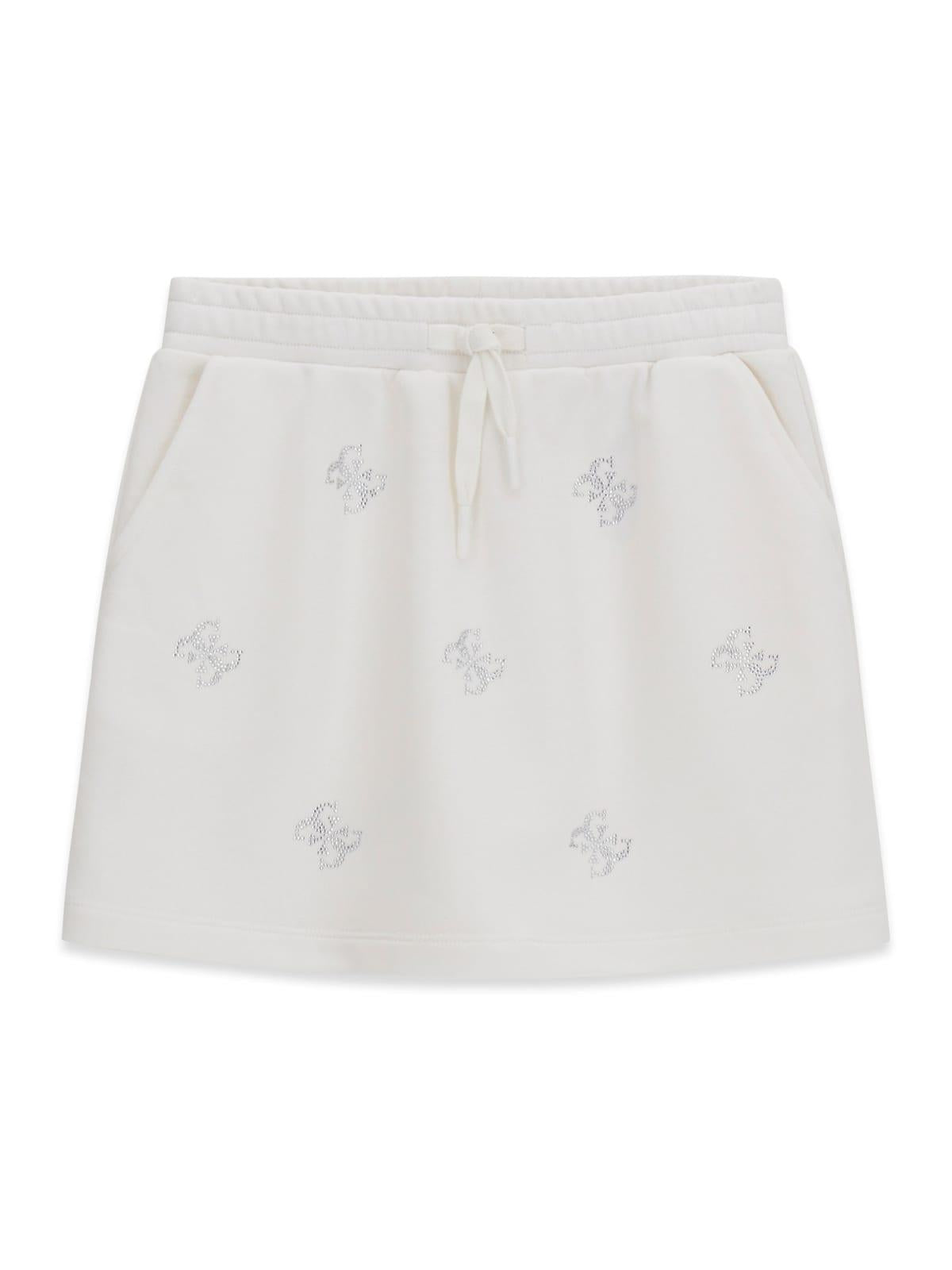 Gonna felpa logata con strass ragazza Guess 