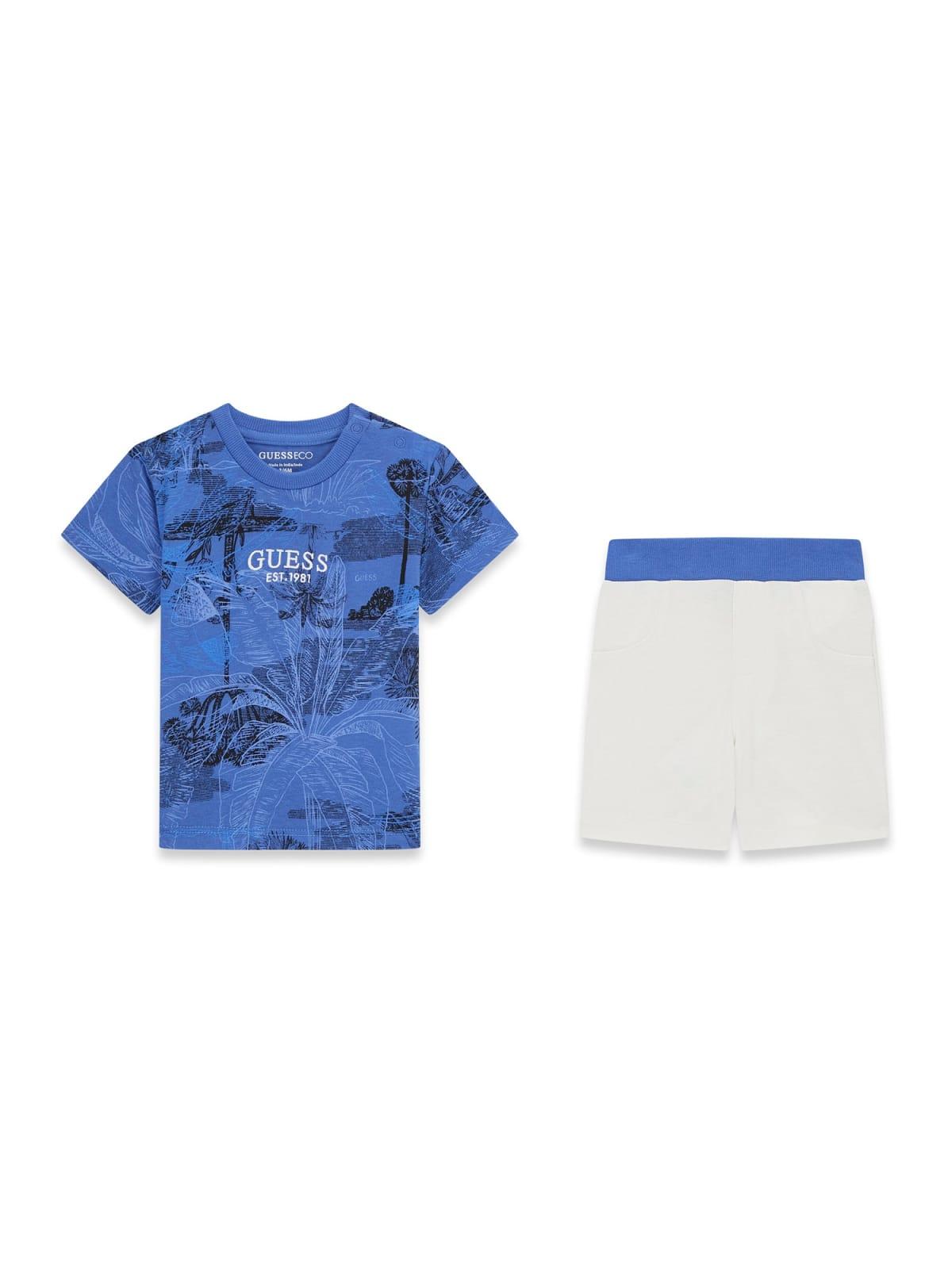 Completo t-shirt e bermuda neonato Guess 
