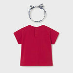 Maglietta con fascia stampata neonata 