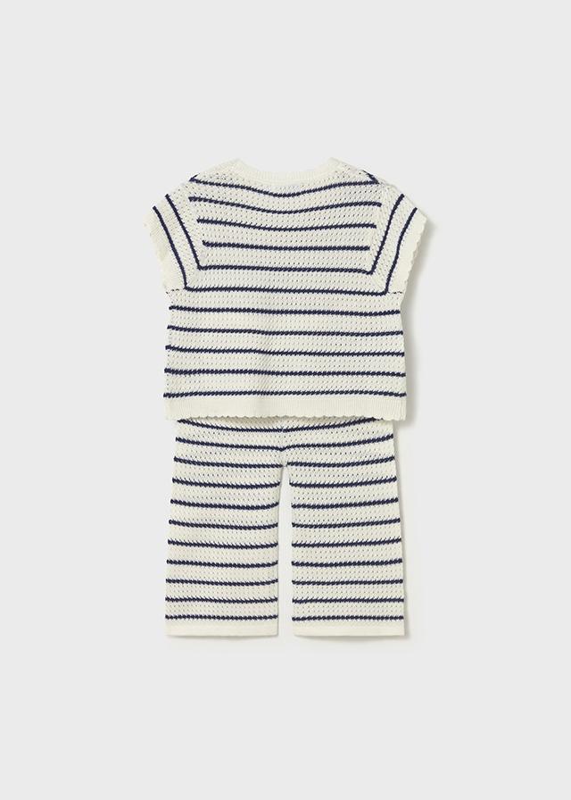 Completo pantalone maglietta cuori neonata 