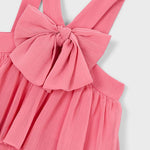 Vestito bambula volant bambina 