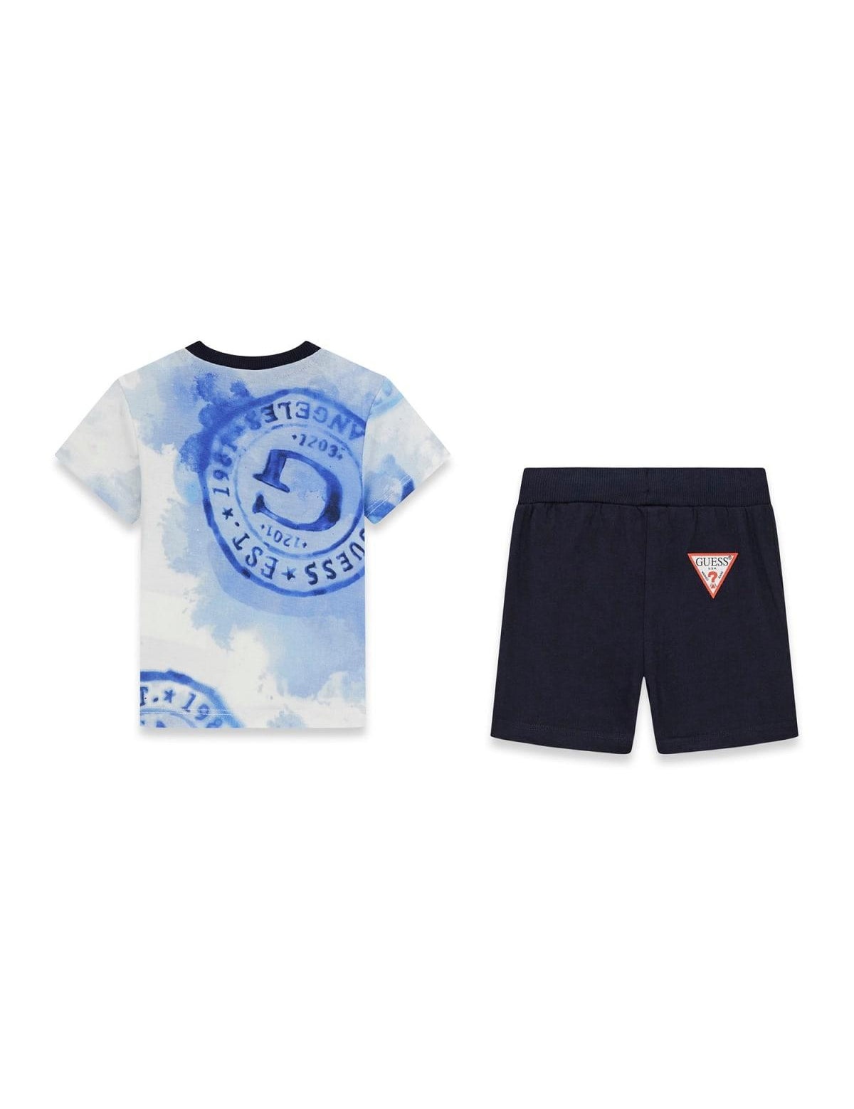 Completo t-shirt e bermuda neonato Guess 