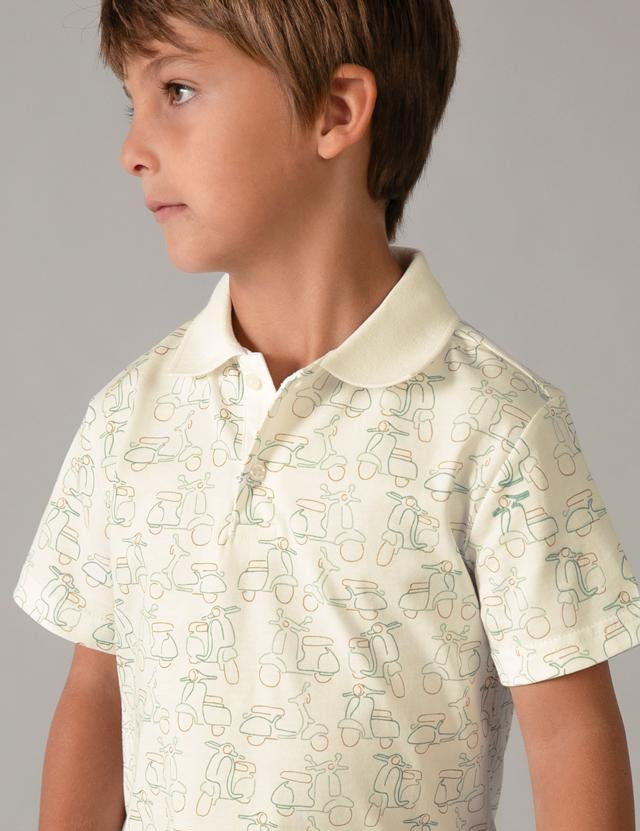 Polo stampata bambina 