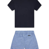 Completo t-shirt e bermuda neonato Guess 