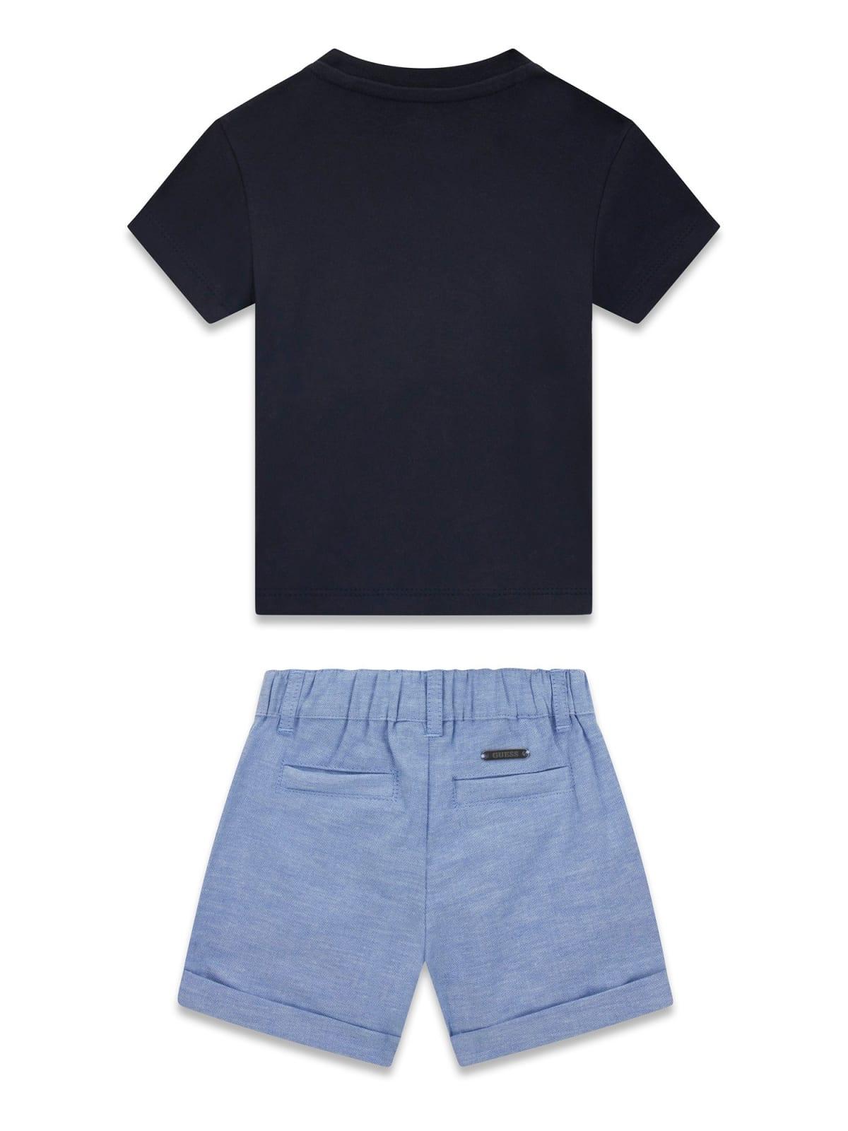 Completo t-shirt e bermuda neonato Guess 