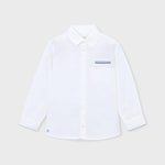 Camicia manica lunga in lino elegante bambino 