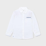 Camicia manica lunga in lino elegante bambino 