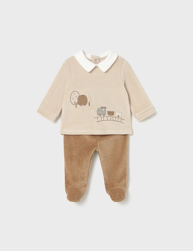 Compl. ghettina ciniglia collant neonato mayoral 