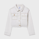 Giubbotto twill ragazza<BR/> 