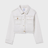 Giubbotto twill ragazza<BR/> 