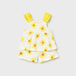 Completo pantaloncino e canottiera neonata 