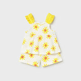 Completo pantaloncino e canottiera neonata 