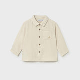 Camicia manica lunga bambula neonato 