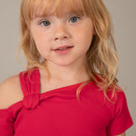 Maglietta asimmettrica bambina 
