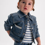 Giubbotto jeans neonata 