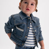 Giubbotto jeans neonata 