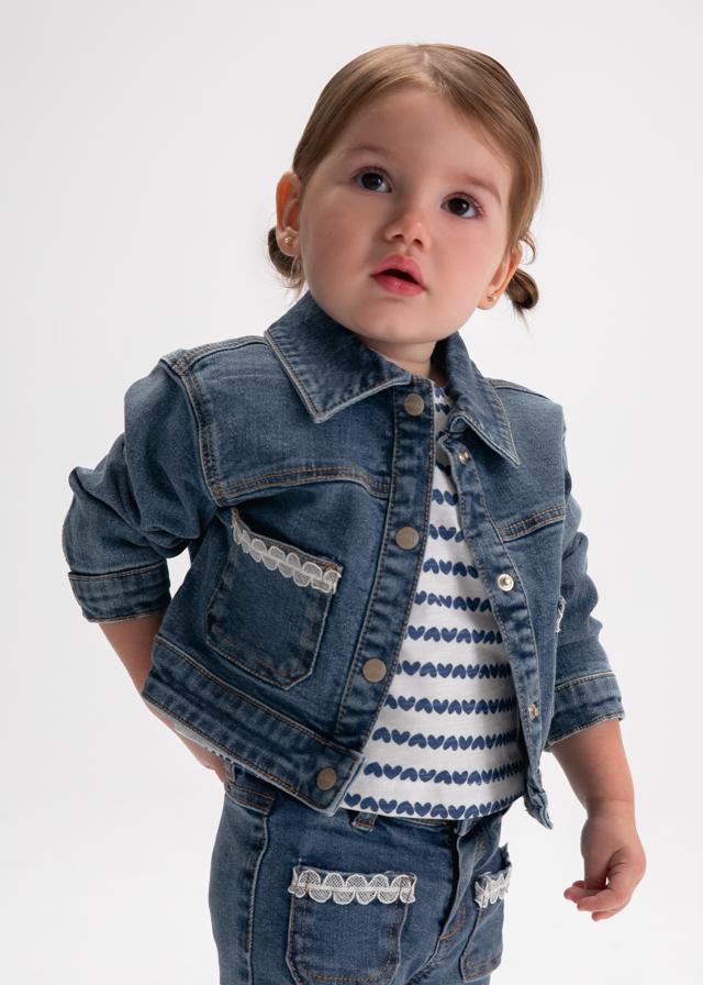 Giubbotto jeans neonata 