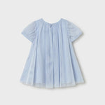 Vestito tulle con borsetta neonata 