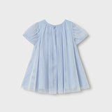 Vestito tulle con borsetta neonata 