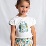 Maglietta serigrafia bambina 