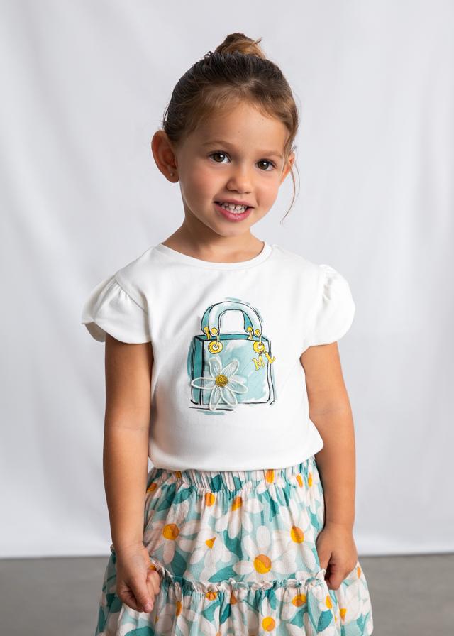 Maglietta serigrafia bambina 