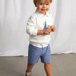 Bermuda in lino elegante neonato 