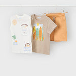 Completo 3 pezzi surf bambino 