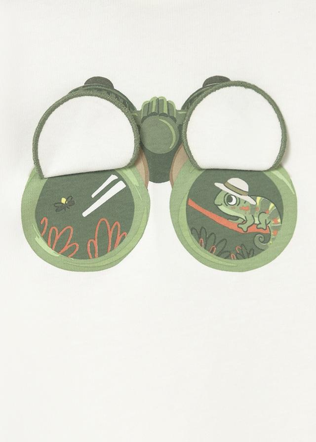 Maglietta interattiva binocolo neonato 