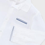 Camicia manica lunga in lino elegante bambino 