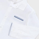 Camicia manica lunga in lino elegante bambino 