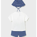 Completo in maglia 3 pezzi con cappello neonato 