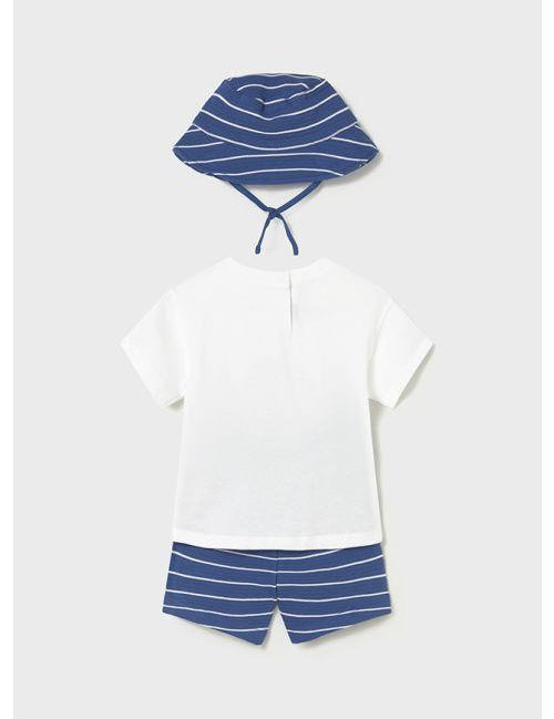 Completo in maglia 3 pezzi con cappello neonato 