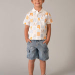 Bermuda denim cargo bambino 