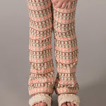 Completo leggings flare a fantasia 