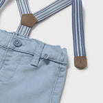 Pantalone lungo bretelle neonato 