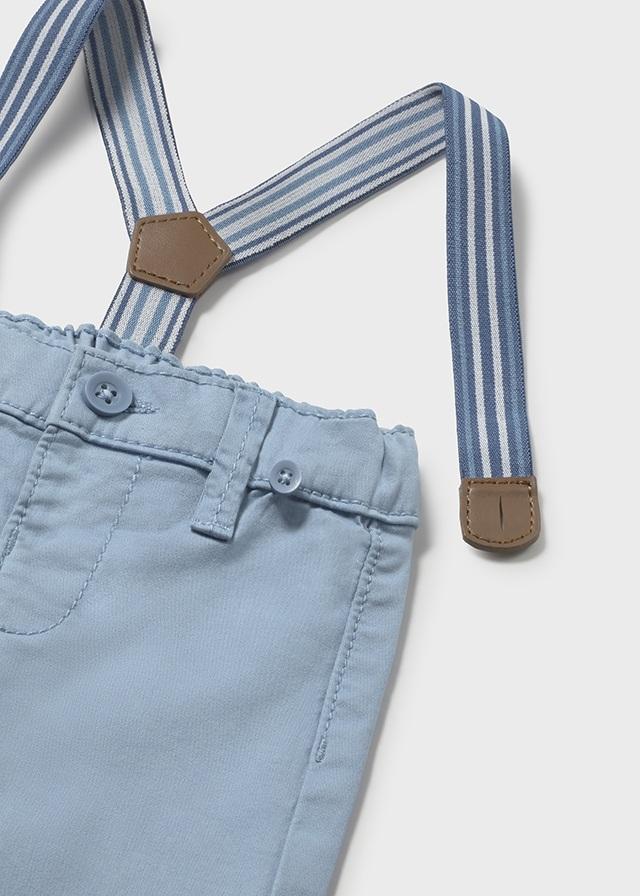 Pantalone lungo bretelle neonato 