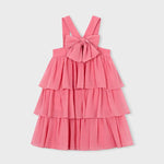 Vestito bambula volant bambina 