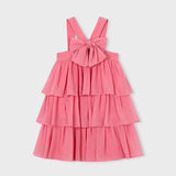 Vestito bambula volant bambina 