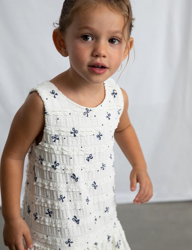 Vestito punto bambina 