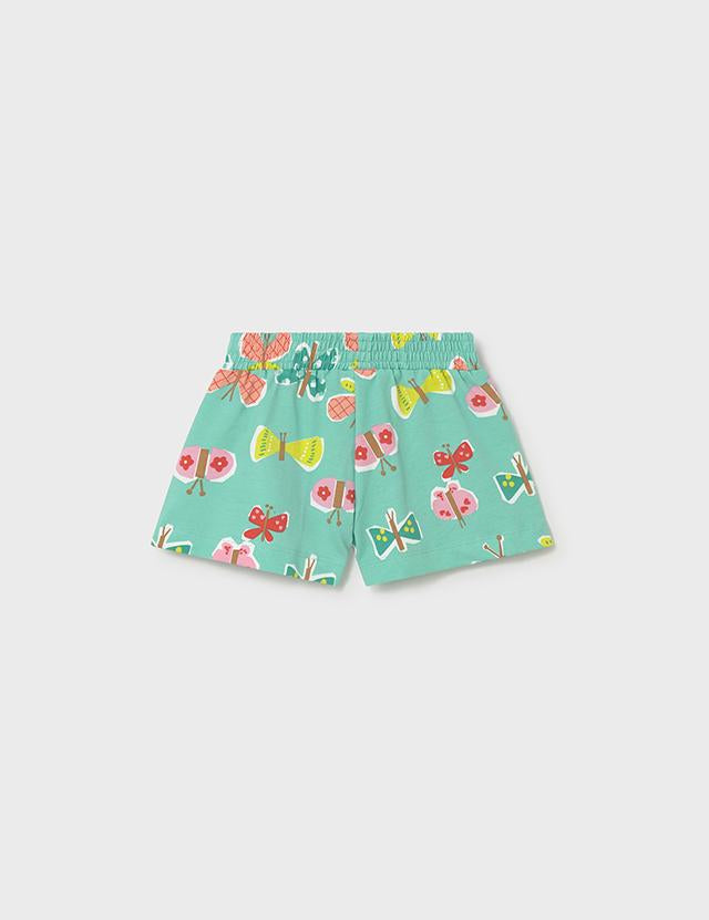 Pantaloncino punto stampato neonata 