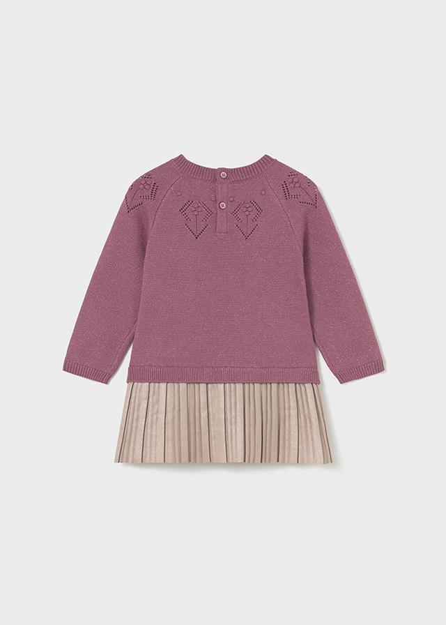 Vestito combinato tricot neonata Mayoral 