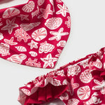 Costume modello culotte e fazzoletto neonata 