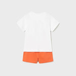 Completo in maglia bermuda e maglietta neonato 