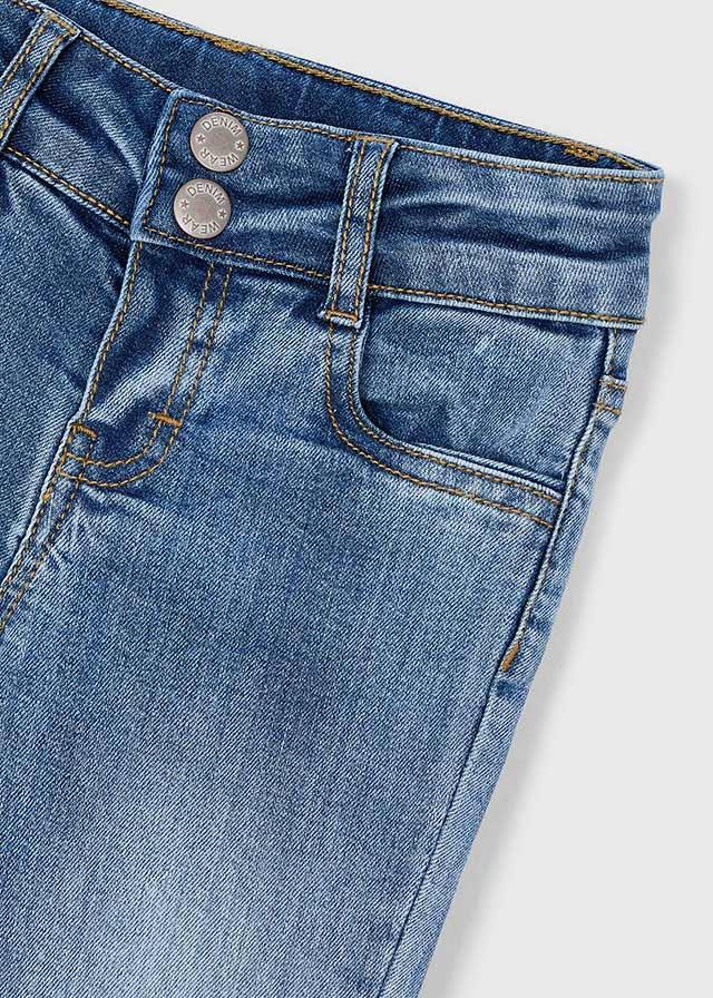 Jeans flare blue denim bambina 